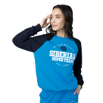 Naisten collegepaita Siberian Super Team (väri: vaaleansininen; koko: XS) 107024