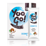 Yoo Go! Shake it! COCONUT (3%) ravintolisä makeutusaineella, 175 g 500564
